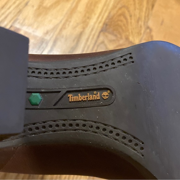 Timberland Atlantic Heights Leather Slip On Heeled Chelsea Booties - Picture 7 of 13